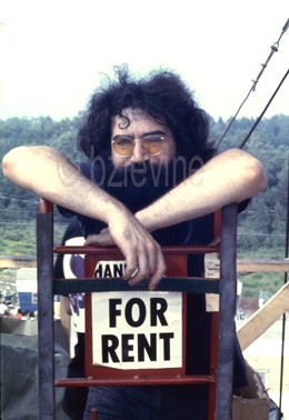 Jerry Garcia at Woodstock 1969