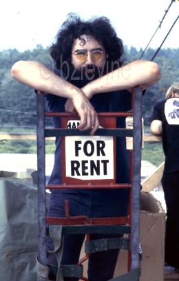 Jerry Garcia at Woodstock 1969